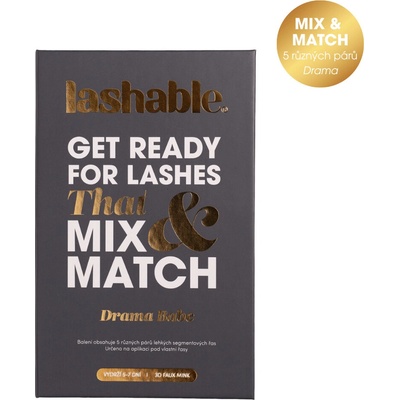 Lashable Drama Babe 6-15mm 5 párů