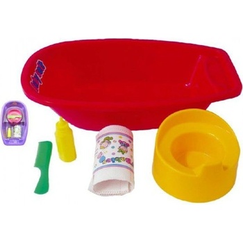 Dohány 5023 set vaničky na kúpanie bábiky +4 doplnky