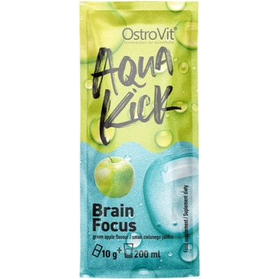 OstroVit Aqua Kick / Advanced Hydration - Brain Focus [10 грама] Зелена ябълка