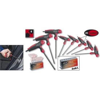 8-dílná sada šroubováků TORX s T-rukojetí VIGOR V1410