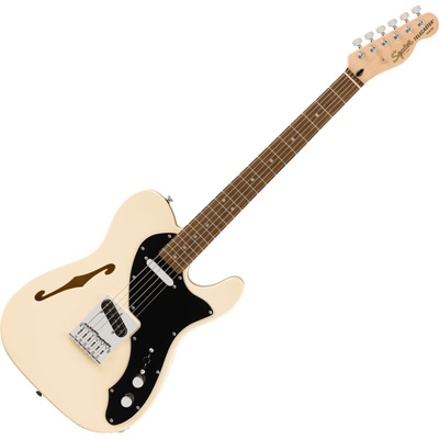 Squier Affinity Series Telecaster Thinline LRL Olympic White