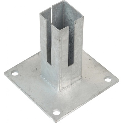 Základová nosná pätka pre rohové stĺpiky 60 x 60 mm pozinkovaná