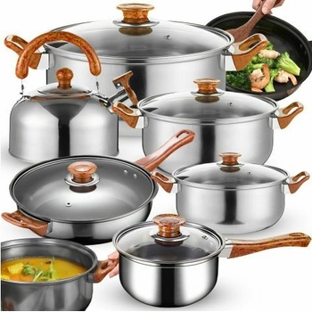 Image 1 of Retoo Комплект съдове за готвене от 11 части, Индукционен (RET-OR202)