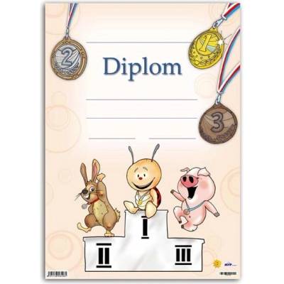 MFP Diplom A4 Pódium a zvířátka