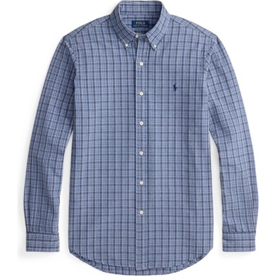 Ralph Lauren Риза с дълъг ръкав Polo Ralph Lauren Men's BrushOxf Long Sleeve Patterned Shirt - Blue Heather