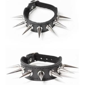 Black & metal Гривна Шипове 1 - bwz-200
