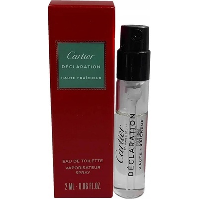 Cartier Declaration Haute Fraicheur toaletná voda pánska 2 ml vzorka