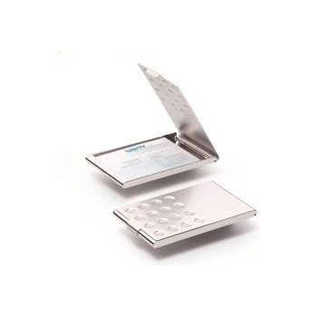 Durable krabička na vizitky Bussines card box chrome