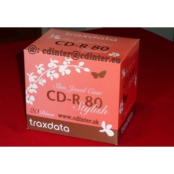 Traxdata CD-R 700 MB 52x, cakebox, 20ks