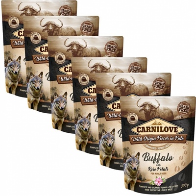 Carnilove Buffalo & rose petals 6 x 300 g