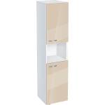 Bogdan Furniture G Етажерка BM-Ava 5.1 с две врати, крем гланц с бяло