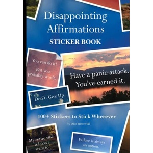 Disappointing Affirmations Sticker Book | Dave Tarnowski (2025)