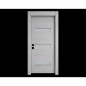 EUROSTILL Интериорна врата с каса EUROSTILL MILANO с остъкление TW 88x205 cm Орех Шерин (DMTW20588S150/S)