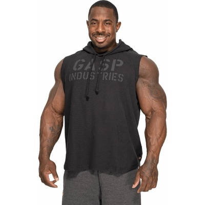 Gasp Thermal Sl Hoodie Washed Black