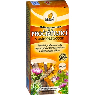 Milota BT Pročišťující s ostropestřcem 100 ml