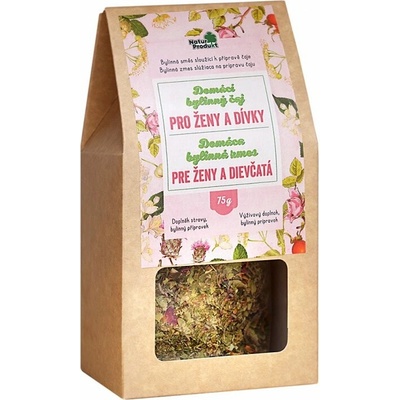 NaturProdukt Domáci čaj PRE ŽENY A DIEVČATÁ bylinná zmes 75 g
