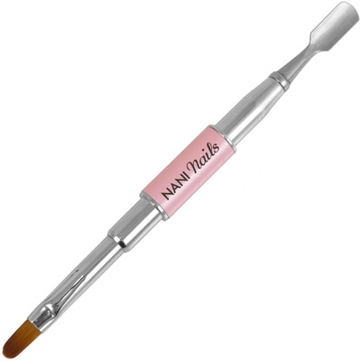 NANI štetec veľ. 6 + špachtle na polygél Metallic Pink