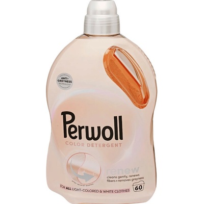 Perwoll Light Colors prací gél na svetlofarebné a biele oblečenie 60 PD 3 l