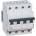 Legrand Автоматичен прекъсвач RX3 4P 16A крива С 6kA MC - 419917 (419917)