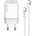 ColorWay AC зарядно устройство GaN Mini CW-CHS052PDC-WT 25W PD порт PPS USB-C бял кабел Type-C (CW-CHS052PDC-WT)