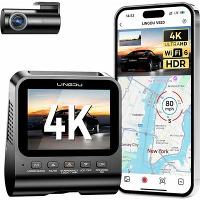 Lingdu V620 4K Dash Cam