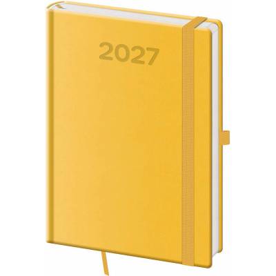 Helma 365 Print Pop A5 denní 2027 žlutý
