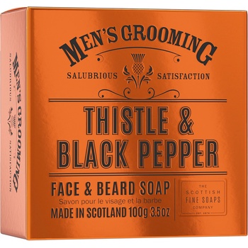 Scottish Fine Soaps mýdlo v plechu Černý pepř a ostropestřec 100 g