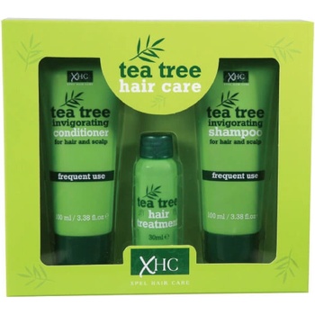Xpel Tea Tree šampon na vlasy 100 ml + kondicioner na vlasy 100 ml + vlasové sérum 30 ml darčeková sada
