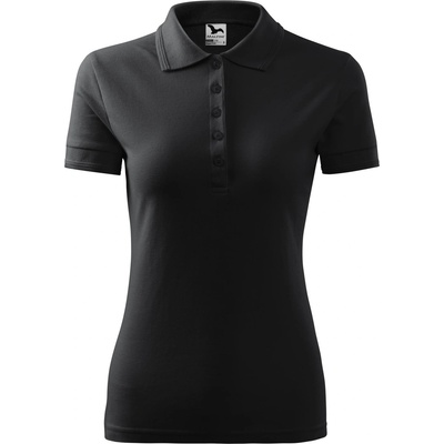 MALFINI Malfini pique polo 210 / Дамска поло тениска - абаносово сиво xs (2109412)