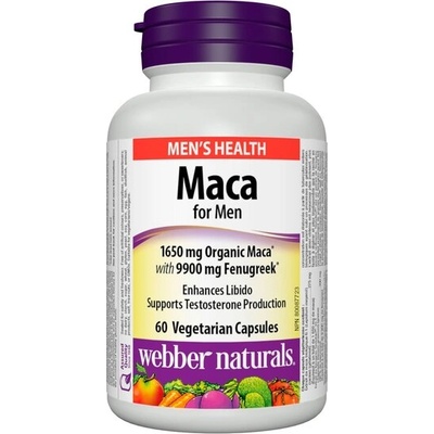 Webber Naturals Мака за мъже 60 V капсули | Webber Naturals (3467 WN)