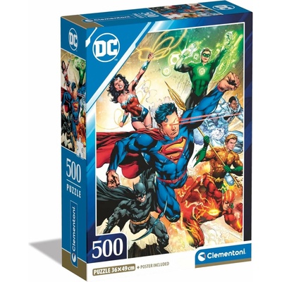 Clementoni DC Comics Liga Spravodlivosti 500 dielov