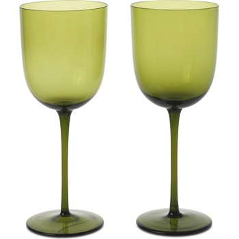 Ferm Living Чаши за бяло вино Host зелен мъх 2 бр (1104267629)