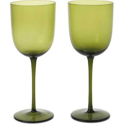Ferm Living Чаши за бяло вино Host зелен мъх 2 бр (1104267629)