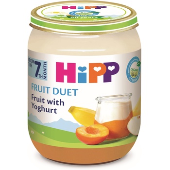Hipp Био плодово пюре Hipp Fruit Duet - Йогурт с плодове, 160 g (5475)