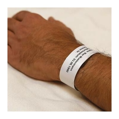 identifikačný náramok pre pacientov v rolke BROTHER 279mm x 25mm, (1.000 ks) - SOLUTIONS (BWEAB279PW)
