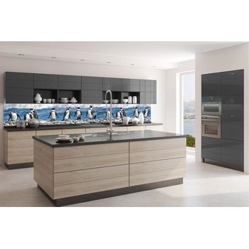 DIMEX ART s. r. o Фототапет за кухня - пингвини 350 x 60 см