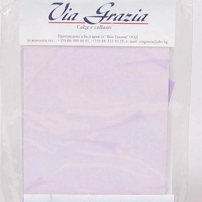 Фигурални къси чорапи в светлолилаво