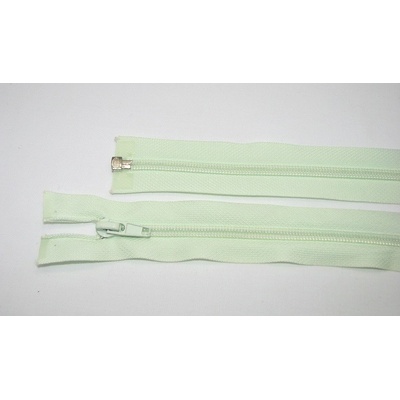 Zips špirála deliteľný 5mm - dĺžka 55cm,svetlo zelená