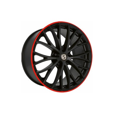 ETABETA PIUMA-C 9.5x19 5x114.3 ET35 black matt red lip