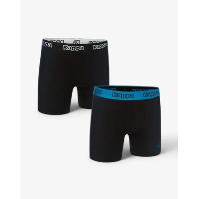 Kappa 2-Pack Boxershorts Black/Blue