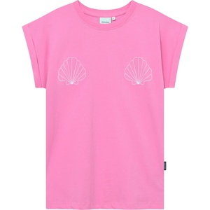 DEDICATED Дамска тениска DEDICATED Women's T-Shirt Visby T-shirt - Sea Shells Moonlite Pink - размер XL (916-7069-0415)