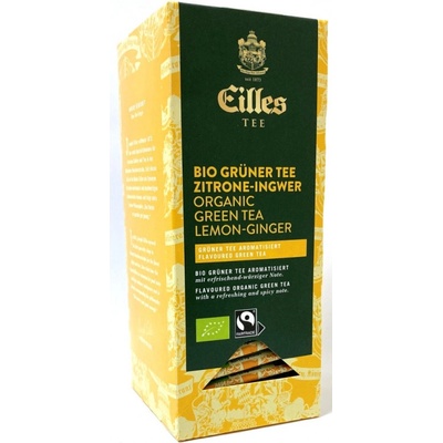 Eilles Tea deluxe zelený čaj s príchuťou citrón a zázvor 25 x 1,5 g