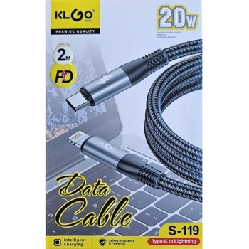 Image 1 of Hama Кабел за iPhone S-119, бързо зареждане, оплетка, Type-C(м), Apple Lighining(м), 2m, 20W