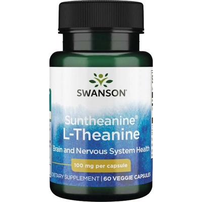 Swanson L-Teanina Suntheanine 100 mg 60 kapslí