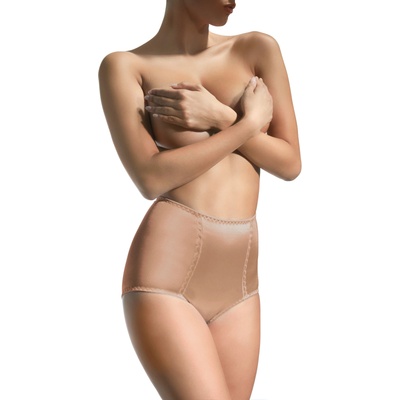 Babell Бикини Figi-Rika-BBL-106-Beowe-BeowyV-55698-Beżowy - Син, размер S