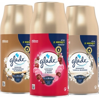 Glade Osviežovač Vzduchu v Spreji Náhradná Náplň Sada Mix Vôní 3 x 269 ml