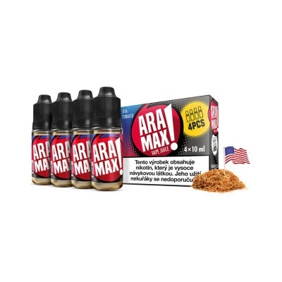 Aramax 4Pack USA Tobacco 10 ml 18 mg – Zboží Dáma