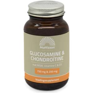 Mattisson Healthstyle Glucosamine Chondroitin with MSM, Vitamin C & D3 [60 Таблетки]