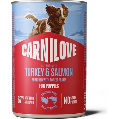 Carnilove Wild Meat Salmon & Turkey Puppies 400 g