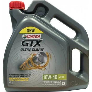 Image 1 of Castrol GTX Ultraclean A3/B4 10W-40 4 l